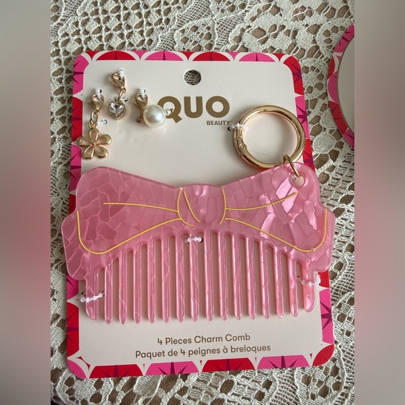 Pink Charm Comb Set - Picture 1 of 2